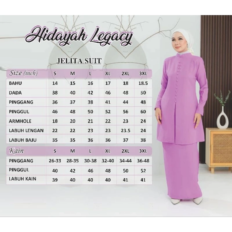 Kabaya Jelita Suit