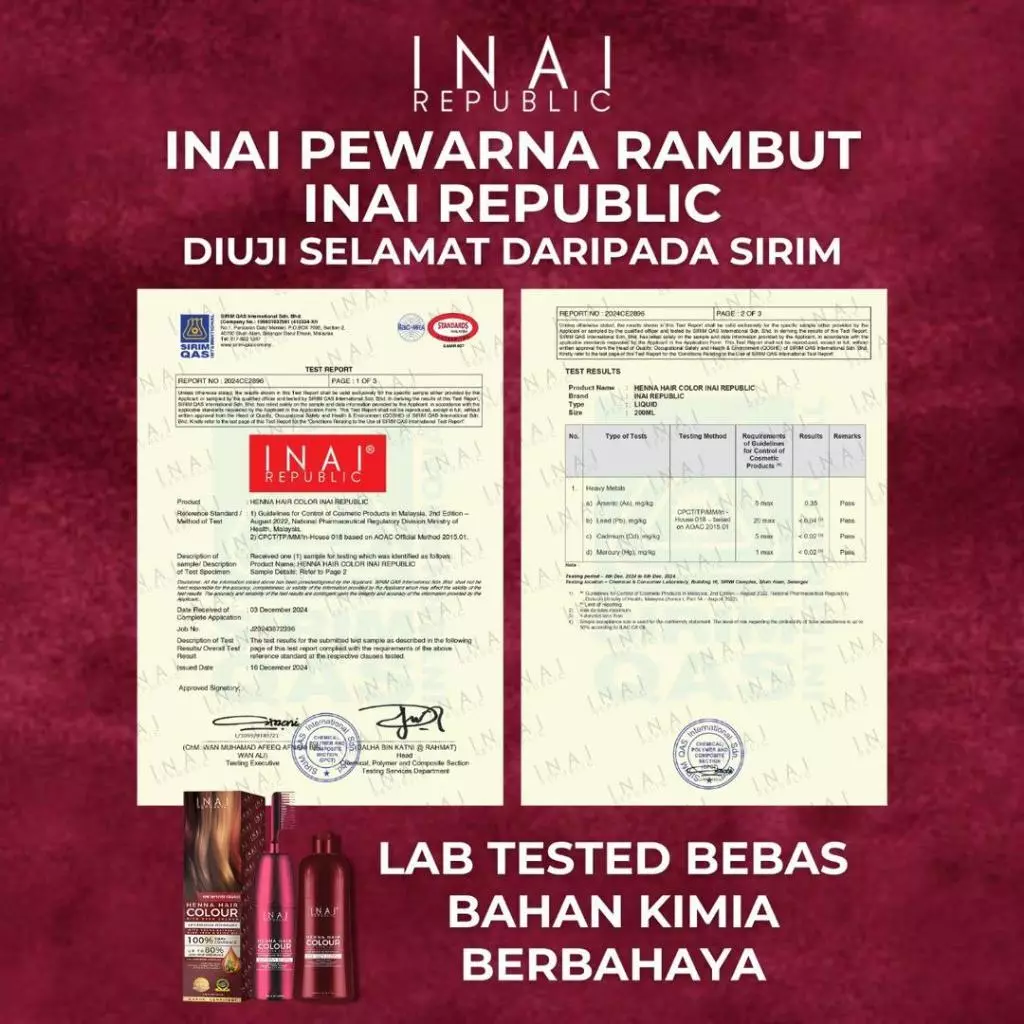 Inai Rambut Halal