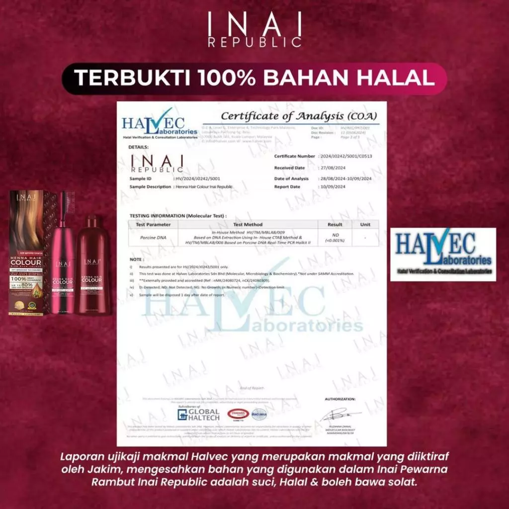 Inai Rambut Halal