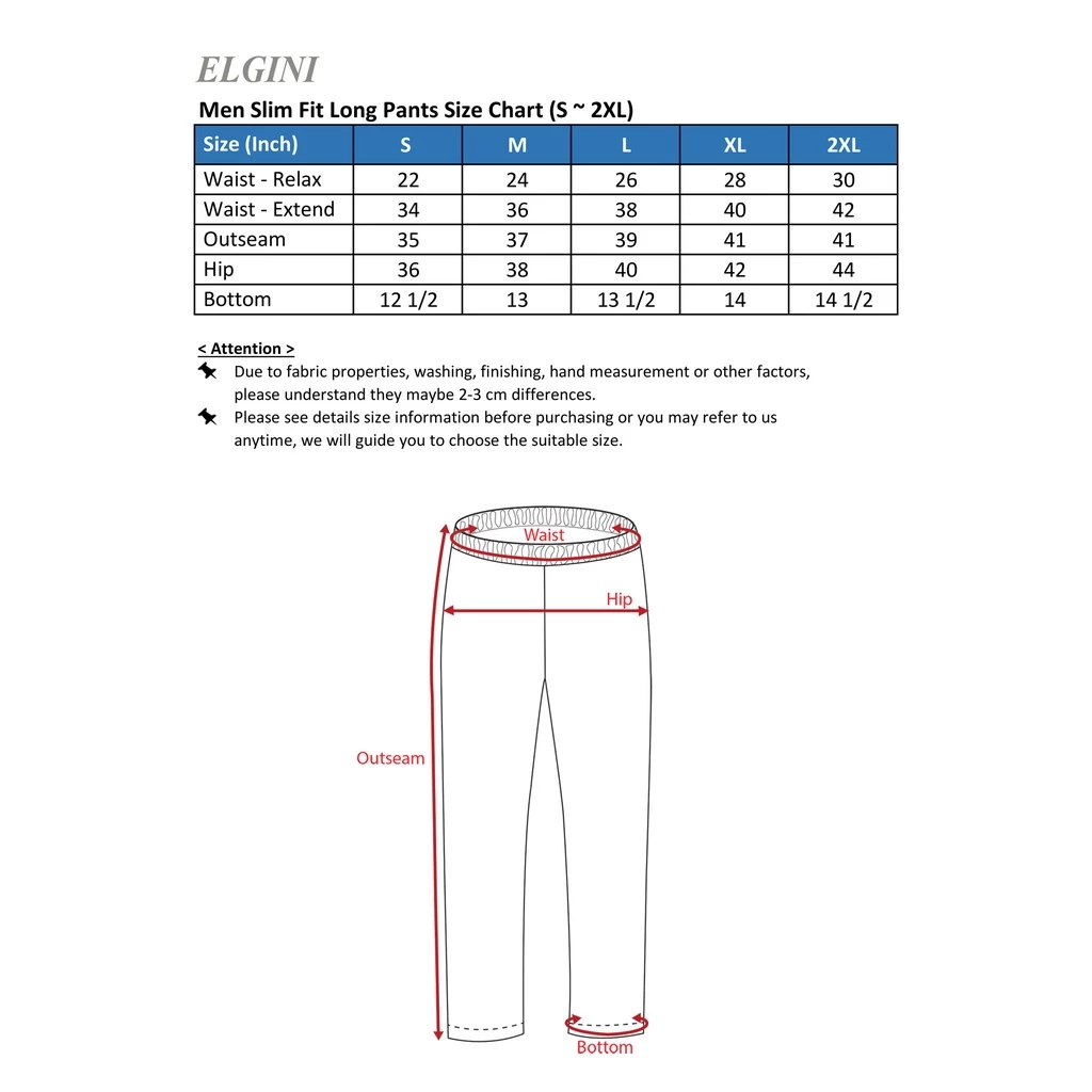  Seluar Track Slim Fit