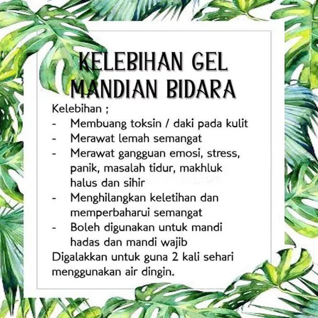 Gel Mandian Bidara