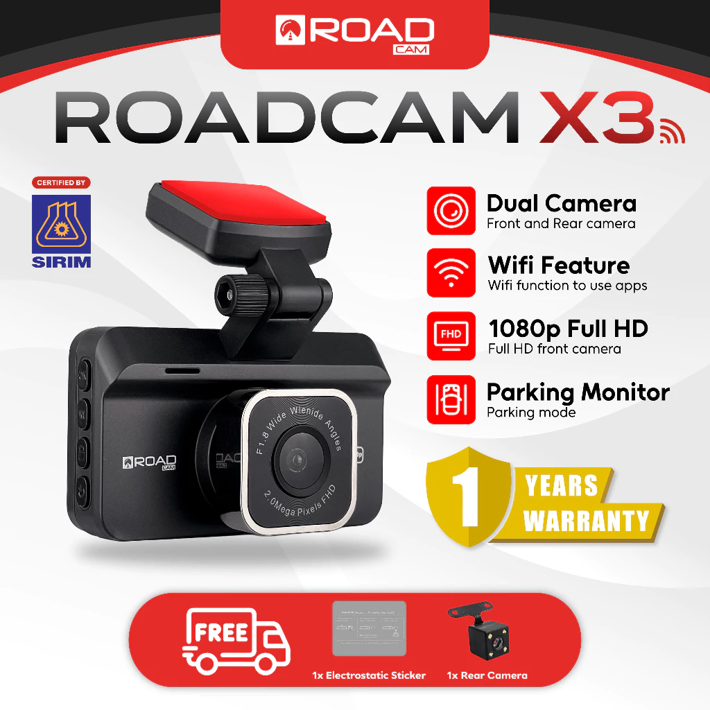 Roadcam Wifi X3